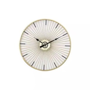 Modern Black Metal <b>Wall</b> <b>Clock</b> Abstract Design Quartz Analog Round Minimalist Living Room <b>Decoration</b> <b>Clock</b> - Product Image 3