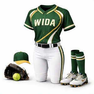 Top Quality Custom Team Softball Uniform Jersey Pants Set Breathable Mesh Quick Dry Sportswear OEM ODM Factory Supplier - Product Image 1