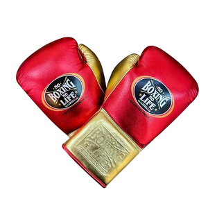 Hot Selling Handmade Professional Laced Boxing Sparring <b>Gloves</b> Genuine Cowhide Leather Quick Drying Custom Packaging Adult - Product Image 1