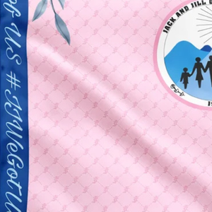 Écharpe à imprimé floral rose avec bordure bleue, accessoire de mode élégant pour femmes et filles, doux et décoratif, idéal comme cadeau et pour un usage quotidien - Product Image 5