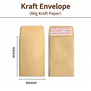 Dimensions personnalisables Nouveaux sacs en papier OEM 9 couleurs type enveloppe Vietnam avec impression plastifiée Kraft dans un emballage carton - Product Image 2