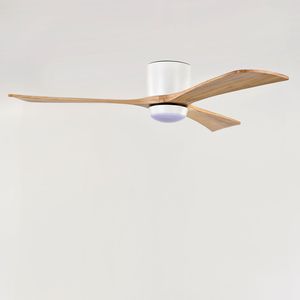Ventilatore da Soffitto da 52 Pollici con Pale in Legno Massello, Telecomando, Motore DC Silenzioso, 6 Velocità Reversibili e Luci Integrate - Product Image 2