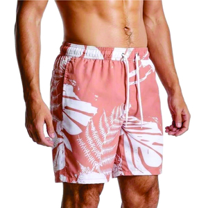 Shorts Bermuda Homme Couleur Unie avec Cordon de Serrage à la Taille, Décontractés en Coton avec Poches, Taille Mi-Haute en Tissu Tissé - Product Image 2