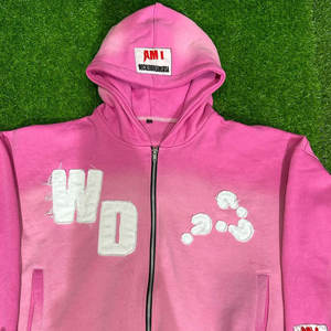 Nouveaux sweats à capuche zippés d'hiver pour hommes, unis, en coton 100%, coupe classique, vente en gros, avec logo personnalisé imprimé, impression numérique et broderie - Product Image 6