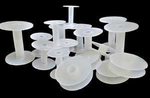 Bobinas de Plástico Blancas Vacías para Alambre, Hilo, Cuerda, Cadena, Cinta, Cuerda de Cuero y Otros Usos Artesanales - Product Image 4
