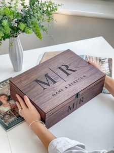Handcrafted Wooden Storage <b>Box</b> with Lid Eco Friendly | Custom Size Home & Gift Use - Product Image 3