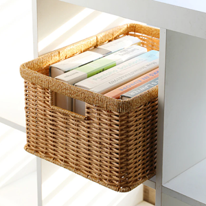 Cesta de Almacenamiento de Archivos de Ratán con Asas, Organizador de Documentos de Mimbre, Conveniente para Oficina, Color Natural, Venta al por Mayor desde Vietnam - Product Image 6