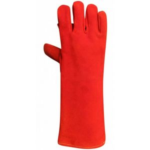 Leather Welding <b>Gloves</b> 11 oz Heat-Resistant <b>Long</b> Breathable Safety MIG TIG Stick Bite-Resistant Animal Handling BBQ Fireplace - Product Image 1