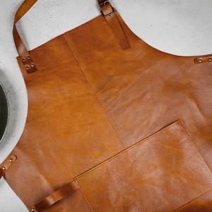 High performance <b>kitchen</b> <b>apron</b> with button closure polyester fabric designed for chefs restaurant staff and gardeners - Product Image 6