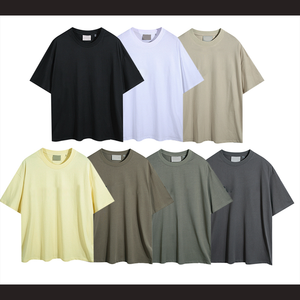 T-shirt oversize à épaules tombantes pour homme, streetwear décontracté, vente en gros - Product Image 3