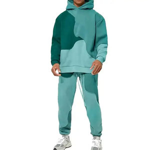 ชุดวอร์มผู้ชายราคาประหยัดสำหรับฤดูหนาว ลายพิมพ์แบบ Acid Wash สำหรับออกกำลังกายและวิ่งจ๊อกกิ้ง ผลิตจากผ้าฝ้าย 100% ขายส่ง ผลิตในประเทศปากีสถาน - Product Image 1