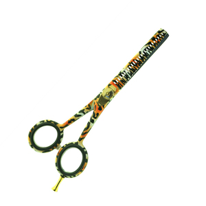 Professional <b>Left</b>-<b>Handed</b> Barber <b>Scissors</b> Alloy Blade Stainless Steel Long Handle Thinning <b>Scissors</b> for Salon Hair - Product Image 2