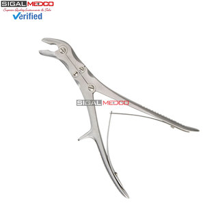 Manual Bone Rongeur Compound Action <b>Mechanism</b> Stainless Steel Surgical Orthopedic Instrument <b>Set</b> Precision Bone Cutting Grasping - Product Image 4