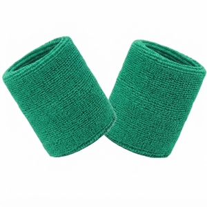 Bracelets de sport en tissu éponge absorbant, en nylon et coton compostable, personnalisables avec logo OEM, fins et doux, 4,5 cm, pour la gym, le tennis et la course à pied. - Product Image 5