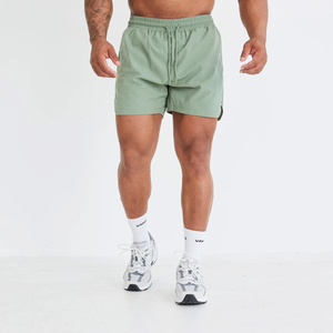Shorts de course pour hommes avec impression personnalisée, shorts d'entraînement respirants, exportateur pakistanais, fabrication OEM - Product Image 2