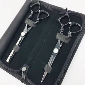MORJE Surgical Professional Stainless Steel Hair Scissors Set Thinning <b>Shears</b> Right Handed Salon Use <b>Long</b> <b>Handle</b> Sharp Blade - Product Image 5