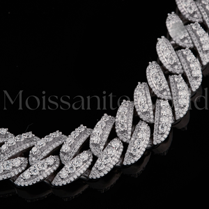 Suministro Directo de Fábrica: Cadena Cubana de Plata 925 para Hombre y Mujer, Collar de Moda Hip Hop, Joyería de Moda, Regalo en Oferta - Product Image 4