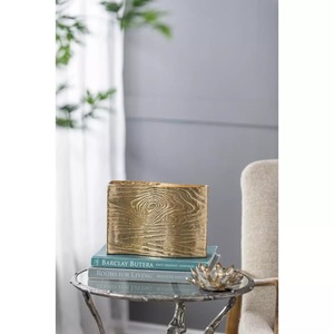 Atelier Rustic <b>Bronze</b> Tabletop <b>Vase</b> Handmade 9.8 in Length 6.9 in Height 3.7 in Width - Product Image 5