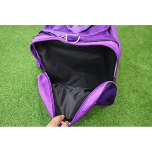 Custom Purple Sports Duffel Bag Athletic Team Travel Gym Equipment <b>Training</b> Bag - Product Image 4
