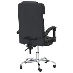Fauteuil de massage de bureau en similicuir noir avec structure en métal et contreplaqué, catégorie de produit : fauteuil de massage - Product Image 5