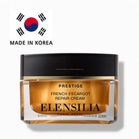 Crème Premium K-Beauty au Peptide d'Escargot et Or 99,9% - Hydratant Raffermissant Antioxydant au Glycosaminoglycane pour un Effet Peau de Verre Lumineuse (Tous Types de Peau)