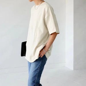 Crop top marron pour femme, manches courtes, col rond, coupe ajustée, tricoté en coton et élasthanne, décontracté, printemps-été, couleur unie - Product Image 2