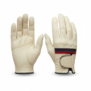 Gants de golf en cuir Cabretta unisexes de qualité professionnelle, respirants, antidérapants, imperméables, couleurs personnalisées, vente en gros - Product Image 1