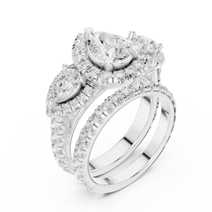 แหวนเพชร14K สำหรับผู้หญิงสไตล์ศิลปะสมัยใหม่เครื่องประดับใบไม้ - Product Image 6