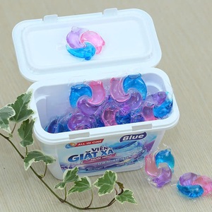El mejor precio Eco-Friendly 36 Pods 13g Azul Rosa Sal Detergente Líquido Tabletas para Prendas de Vestir Hecho en Vietnam al por mayor - Product Image 3