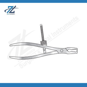 Pince à os articulée avec vis de maintien en acier inoxydable, instrument chirurgical orthopédique réutilisable, Pince à os Pakistan - Product Image 2