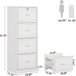 Armadio Portadocumenti a 4 Cassetti, Nessuna Spedizione nei Fine Settimana, Categoria Prodotti Archivio - Product Image 2