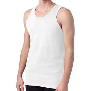 2026 High Quality Sports Gym Tank Tops <b>for</b> <b>Men</b> Wholesale Rate Cotton Bamboo Fiber <b>Singlet</b> Knitted Training Gym Vests - Product Image 6