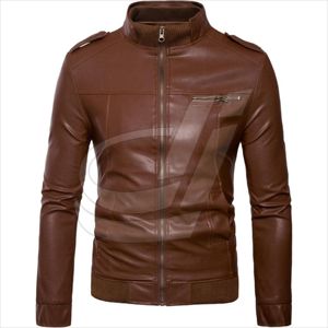 Nueva Llegada 2026 Chaqueta de Cuero Genuino 100% Personalizada, Chaqueta de Cuero de Alta Gama, Elegante y de Marca, Resistente al Viento, para Otoño e Invierno - Product Image 6