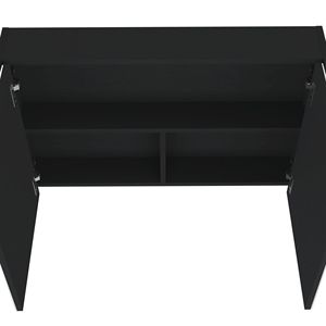 Armadietto per medicinali nero da 19,70 pollici con 2 ante, 3 ripiani e 2 specchi da bagno - Product Image 5