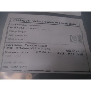 AMAT 0021-06101 Anillo de Sujeción de 8 Pulgadas, 104980 - Equipo y Piezas de Semiconductores de Confianza de Global Legacy - Product Image 1