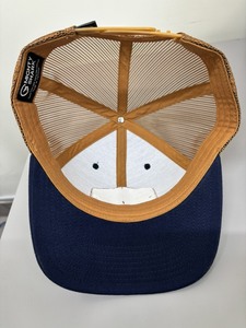 Casquette de camionneur brodée The Great Outdoor, panneau en maille bleue, réglable, unisexe, 6 panneaux, style décontracté pour l'extérieur - Product Image 5