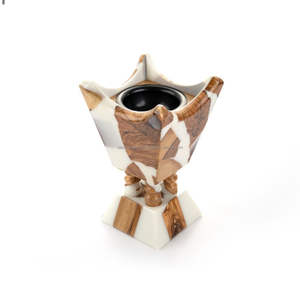 Brûleur à Bakhoor artisanal de qualité supérieure avec accents de luxe, aromathérapie haut de gamme, brûleur à encens Oud Mabkhara par Falak World Export - Product Image 1