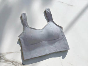 Nouveau Soutien-Gorge de Sport Personnalisé pour Femme, Grande Taille, Logo Avant, Haute Soutenabilité, Écologique et Respirant, Idéal pour le Yoga - Product Image 5