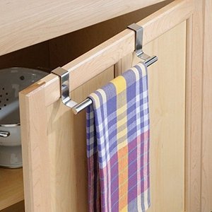 Support à serviettes moderne en acier inoxydable avec fixation par perçage pour décorer votre salle de bain, polyvalent, idéal comme cadeau ou pour le rangement de vaisselle dans la salle de bain - Product Image 3