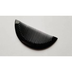 Peigne à cheveux en corne de buffle de qualité export, fait main, en corne naturelle, pour le soin de la barbe, démêloir à dents larges, poli et lisse - Product Image 1