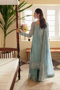 Vestido Pakistaní Salwar Kameez de Diseño Personalizado, Ropa de Fiesta para Mujer, Vestido Elegante Largo hasta los Huesos con Mangas Caídas, Gran Venta - Product Image 2