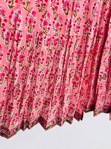 À la mode indien bloc imprimer femmes filles pur coton Maxi robe décontracté été soirée longue Midi en vrac motif naturel chaud! - Product Image 5
