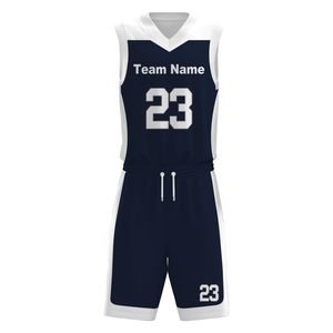 Street Style Basketball Uniform Athletic Cut Jersey with Matching <b>Shorts</b> Tournament Ready Basketball Uniform - Product Image 3