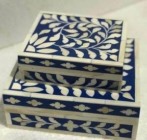 Indian Supplier Luxury Handmade Bone Inlay Keepsake <b>Box</b> <b>for</b> Bedroom <b>Decor</b> and Personal <b>Storage</b> Use Available At Best Price - Product Image 4