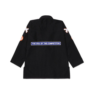 Kimono Personalizado con Logotipo Negro y Naranja, Unisex, Corte Regular, 100% Algodón Elástico, Ligero y Duradero, Ropa de Artes Marciales, Shoyorol, Jiu Jitsu - Product Image 2
