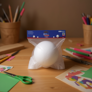 Palline in Polifoam Porex da 15cm per Artigianato - Product Image 3