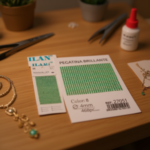 Ilan Adesivi Brillanti 4mm Colore 8 468pz Strass - Product Image 2