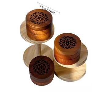 Wholesale Price wood Incense <b>Burner</b> Unique Wood Designer Incense Holder Indian Handcrafted Home Decor Wooden Incense Holder - Product Image 5