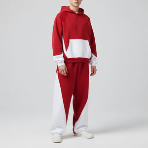 Conjunto Deportivo con Capucha para Hombre, Diseño Estampado con Efecto Lavado Ácido, Proveedor de Marca Privada Personalizada que Ofrece Conjuntos de Chaqueta y Pantalones Deportivos - Product Image 5