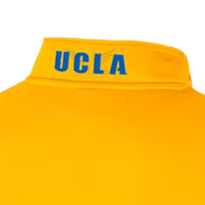 Wholesale Custom <b>Men</b>’s Quarter Zip <b>Pullover</b> <b>Jacket</b> UCLA Bruins Embroidered Logo Fleece Sports Casual Athletic <b>Jacket</b> - Product Image 5